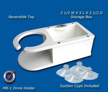 MB-1 Single Cup Holder w/Storage