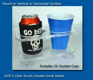 ACR-2 Acrylic Double Cup Holder