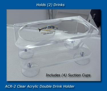 ACR-2 Acrylic Double Cup Holder