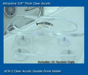 ACR-2 Acrylic Double Cup Holder