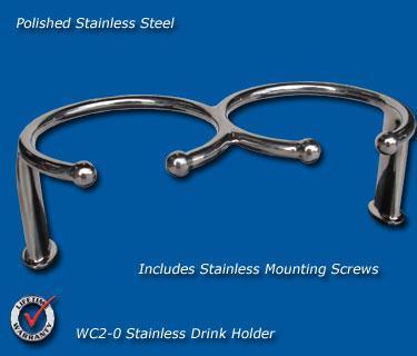 WCH-2 Stainless Drink Holder