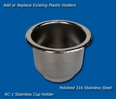RC-1 Stainless Marine Cup Holder