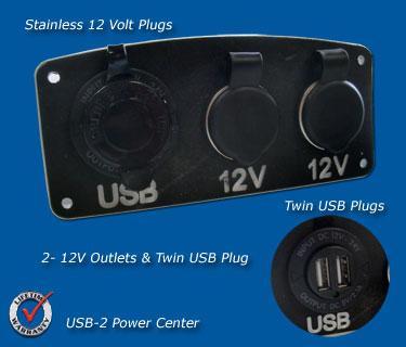 USB & 12 Volt Power