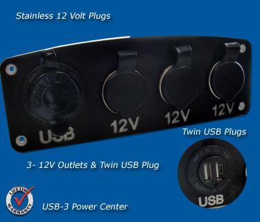 USB & 12 Volt Power