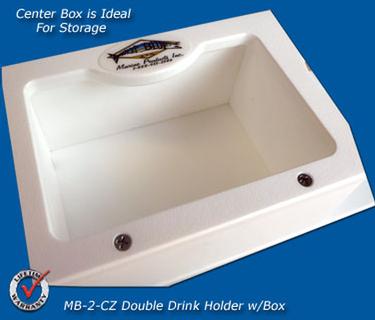 MB-2-CZ Double Drink Holder/Storage